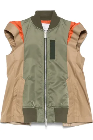 SACAI Gabardine twill gilet