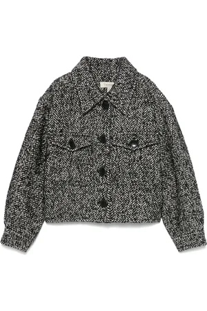 Twin-Set Herringbone-pattern jacket