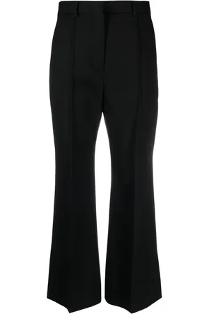 Lanvin Flared cropped wool trousers