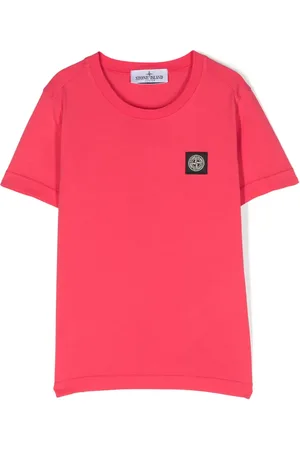 Stone Island Compass logo-patch cotton T-shirt