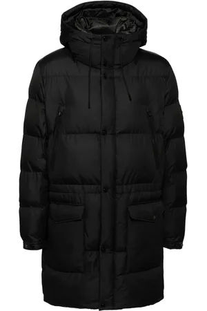 HUGO BOSS Logo patch padded coat