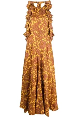 ZIMMERMANN Tiggy floral-print halter dress