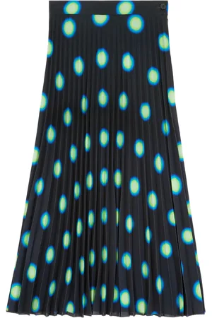 Maison Margiela Graphic-print pleated skirt