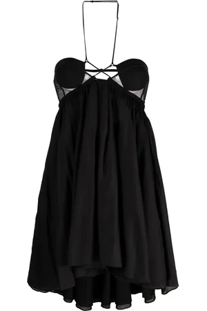 Nensi Dojaka Halterneck cut-out minidress