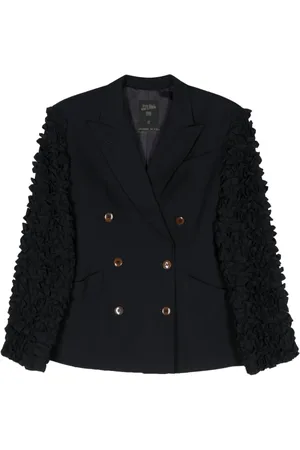 Jean Paul Gaultier 1990s ruffled-detail blazer
