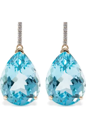 Mateo 14kt yellow Pear drop earrings