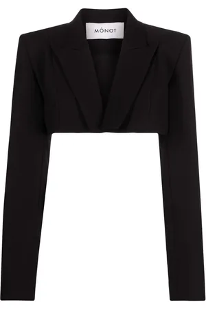 Monot Cropped single-breasted blazer