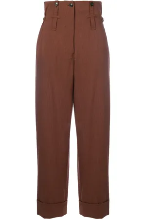 Jean Paul Gaultier High waist striped trousers