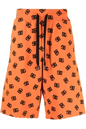 Dolce & Gabbana Monogram-pattern cotton shorts