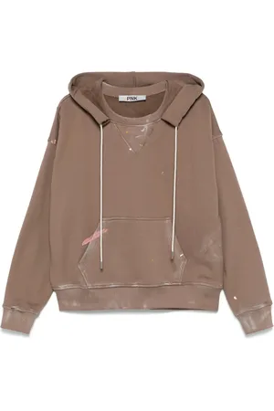 PNK Paint splatter-detail hoodie