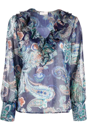 Liu Jo Sheer paisley top