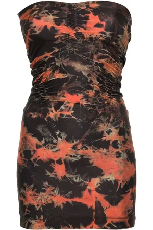 KNWLS Skinn Acid Flame-print minidress