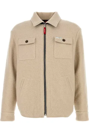 FAY Fleece-texture jacket