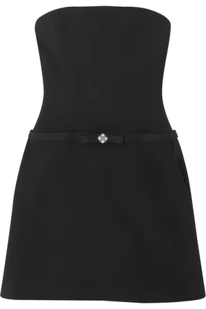 VERSACE Bow-detailing mini dress