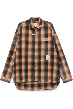 Maison Mihara Yasuhiro Checked shirt