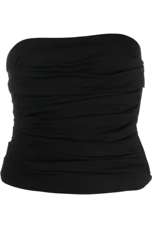 Moschino Ruched bandeau top