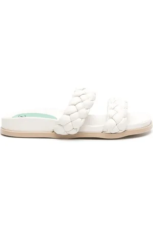 Blue Bird Braided strap flat sandals