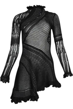 Roberta Einer Ali crochet-knit minidress