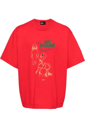 Kolor Graphic-print cotton T-shirt