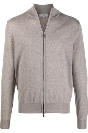 CANALI Zip-up merino cardigan
