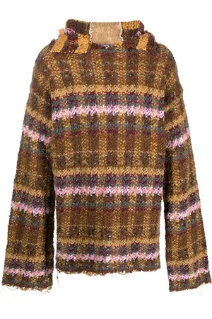 Vitelli Checked recycled wool hoodie