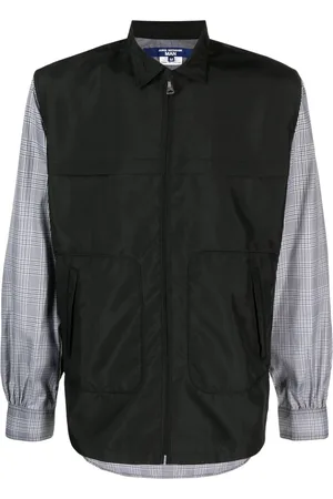 JUNYA WATANABE Plaid-check panelled cotton jacket