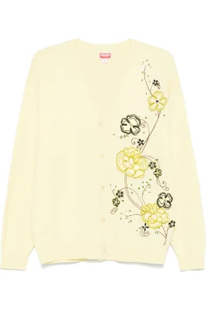 Kenzo Peonies Embellished cardigan