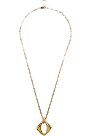 Saint Laurent Rhinestone pendant necklace