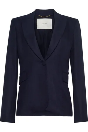 ADAM LIPPES Single-breasted slub-textured blazer