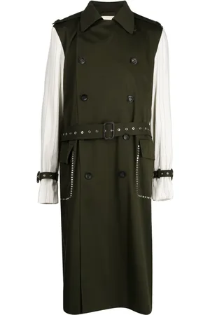 WALES BONNER Echo panelled trench coat