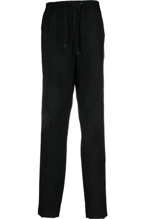 VERSACE Side-stripe straight-leg trousers