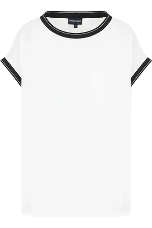 Emporio Armani Chiffon short-sleeve blouse