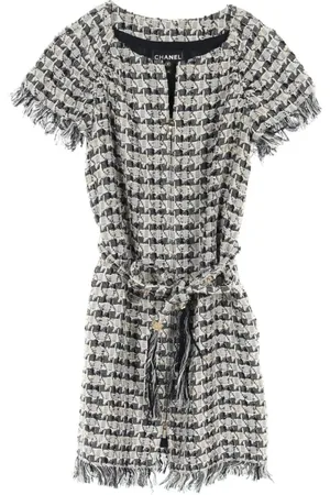 CHANEL 1986-1988 tweed mini dress