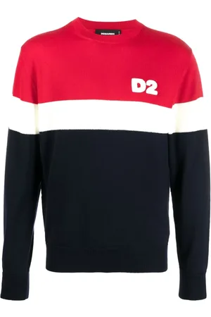 Dsquared2 Colour-block wool jumper