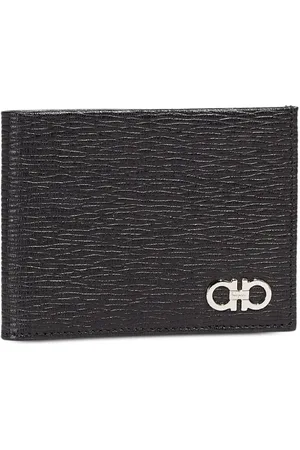 Salvatore Ferragamo Gancini-plaque leather wallet