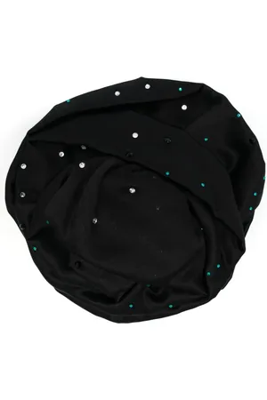 MANURI Floral-detail silk brooch