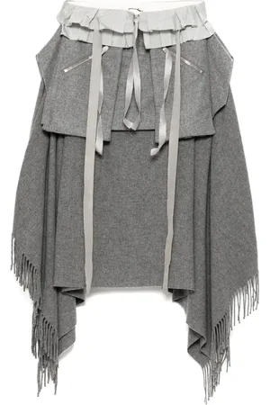 midorikawa Raw edge skirt
