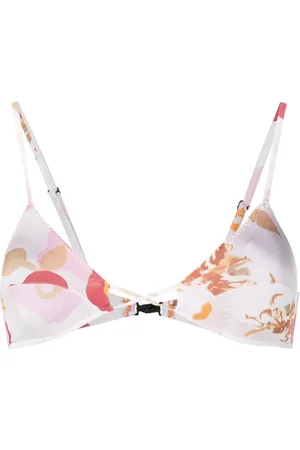 CLUBE BOSSA Apfel floral-print bikini top