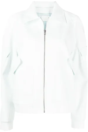 DION LEE Zip-up fitted bomber jacket