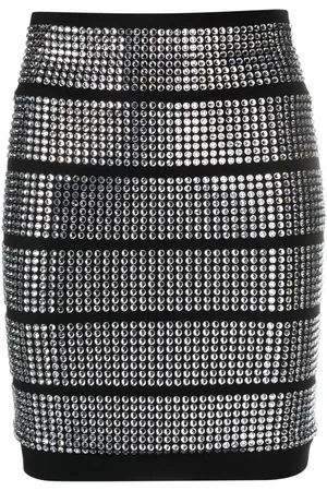 ALEXANDRE VAUTHIER Crystal-embellished mini skirt