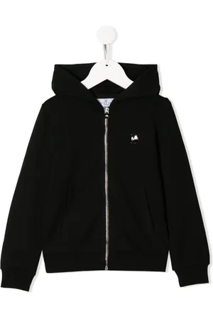 Philipp Plein Rhinestone logo zip-up hoodie