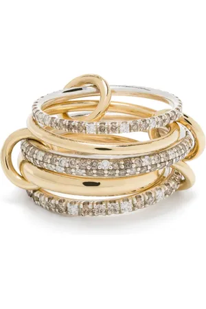 SPINELLI KILCOLLIN 18k yellow and sterling silver Leo diamond ring