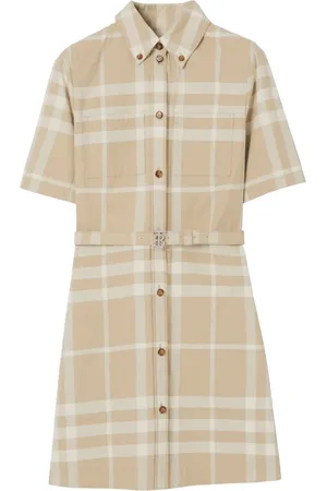 Burberry Signature check-print cotton shirt dress
