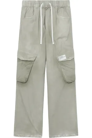 Izzue Drawstring cotton cargo trousers