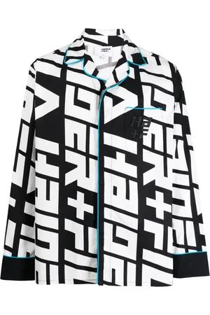 Haider Ackermann Monogram-print cotton shirt