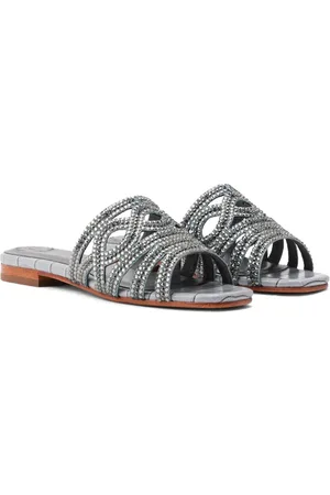 Nícoli Mirelile embellished flat sandals