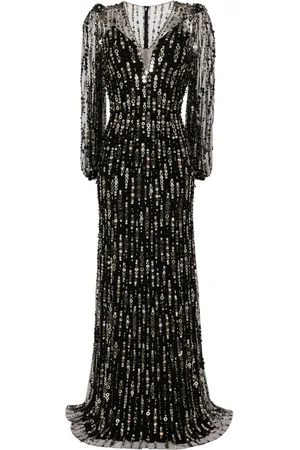 Jenny Packham Moondance sequin-embellished gown