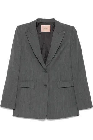 Twin-Set Logo-plaque blazer