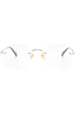 Chloé Geometric-lens glasses