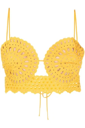 Stella McCartney Broderie-anglaise cropped top